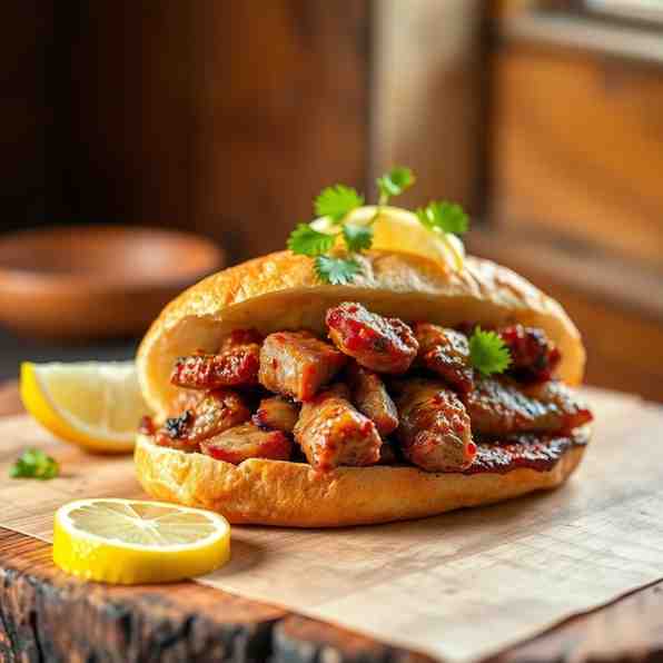 Portuguese Bifana Recipe - Spiced Pork Sandwich